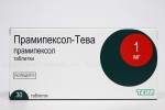 Прамипексол-Тева, таблетки 1 мг 30 шт