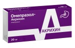 Омепразол-Акрихин, капсулы кишечнорастворимые 20 мг 60 шт