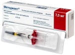 Методжект, раствор для подкожного введения 50 мг/мл 0.15 мл (7.5 мг) 1 шт шприц